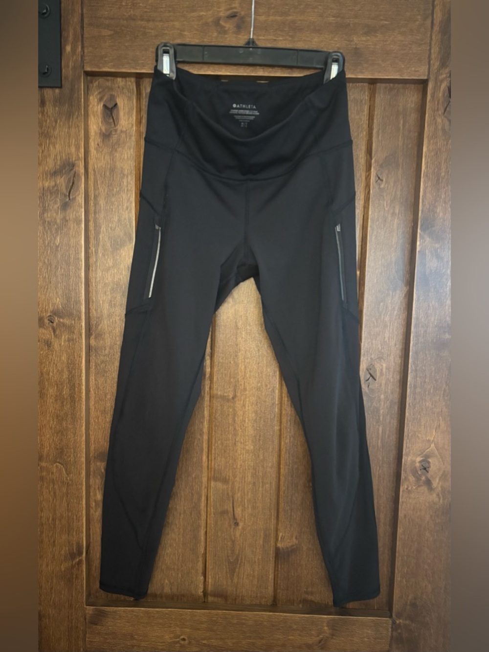 Athleta Black High-Rise medium tall 7/8 leggings